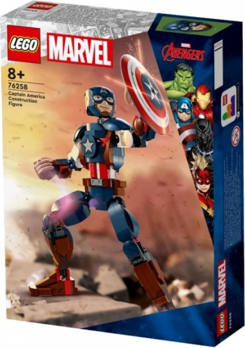 figurine LEGO Marvel de Captain America à assembler