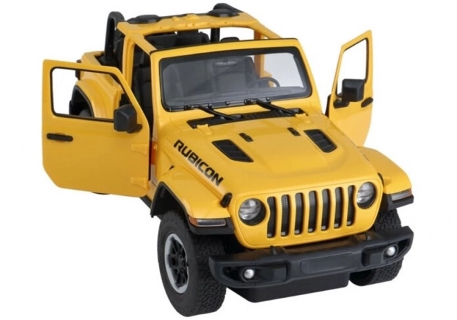 Auto R/C Jeep Wrangler Rubicon 1:14 Rastar – Jaune