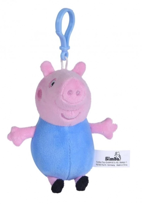 Peluche Peppa Pig porte-clés pour sac à dos, 4 modèles