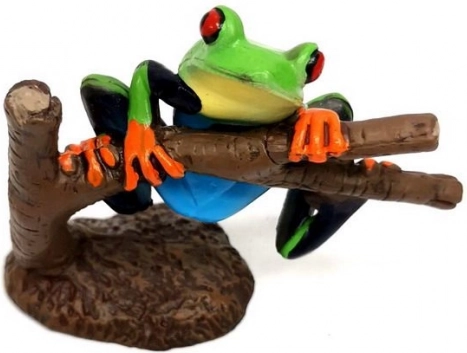 Figurine Rainette aux yeux rouges 8 cm