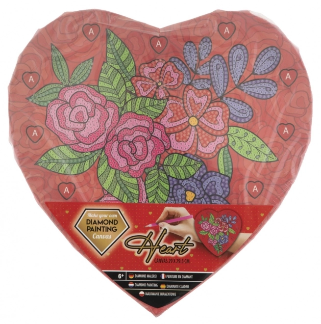 Peinture diamant cœur