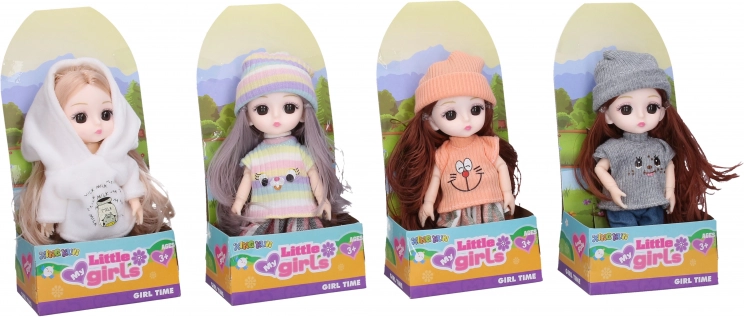 Poupée en tenue d’hiver 15 cm