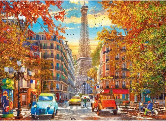 Puzzle automne à Paris 1000 pièces