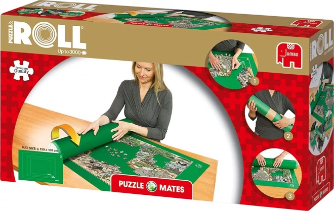 Tapis enroulable pour puzzles JUMBO 1500–3000 pièces 150 × 100 cm