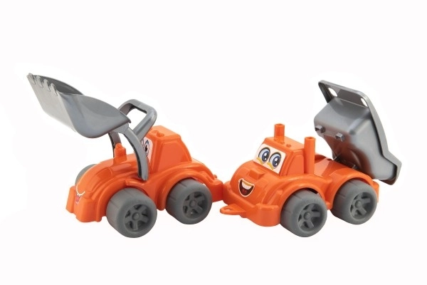 Machines de construction pour enfants - ensemble de 2 petites voitures