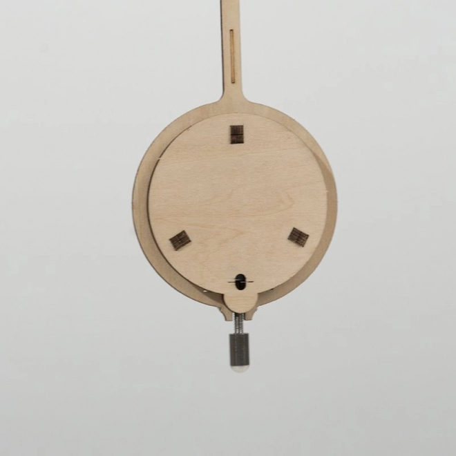 Horloge à pendule - Maquette en bois 3D