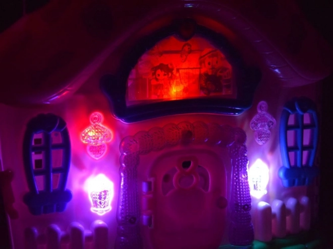 Maison magique pliable avec meubles