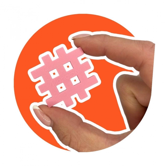 Blocs de construction Waffle mini pastel 500 pièces