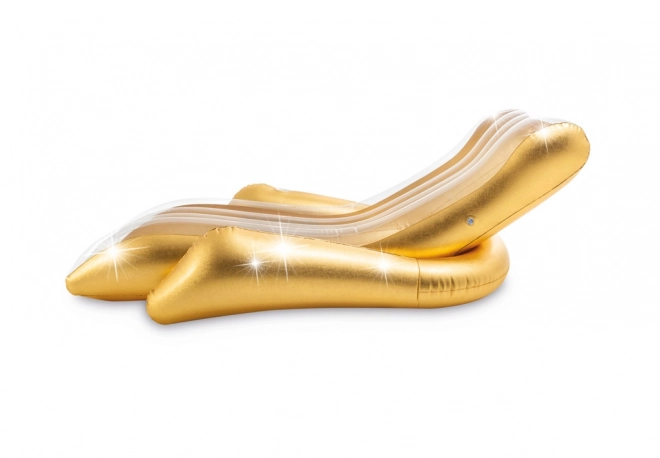 Chaise longue gonflable avec paillettes