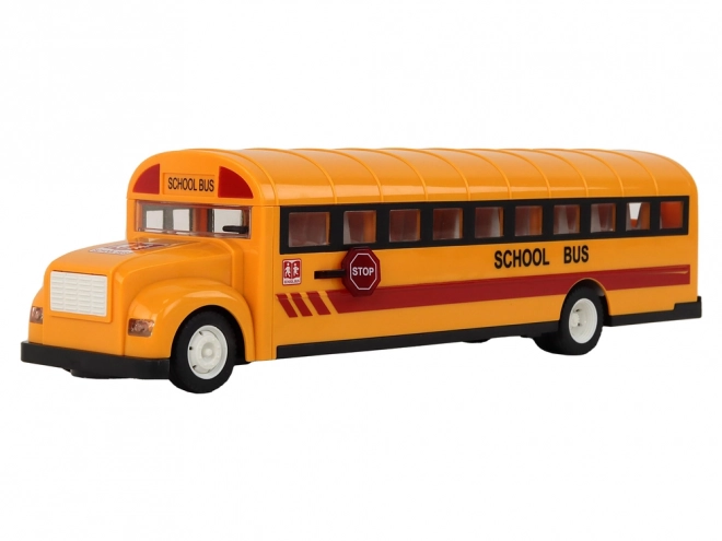 Autobus scolaire jaune télécommandé R/C avec portes ouvertes