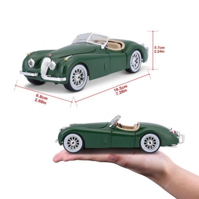 Bburago 1:24 Jaguar XK 120 Roadster (1951) vert 18-22018