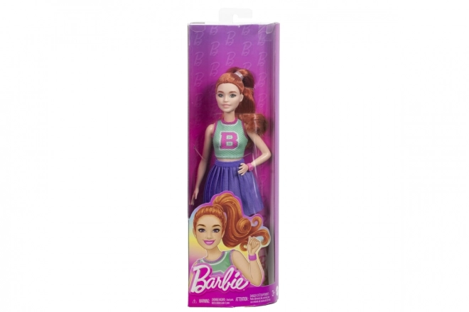 Poupée Barbie Fashionistas en tenue de pom-pom girl mignonne