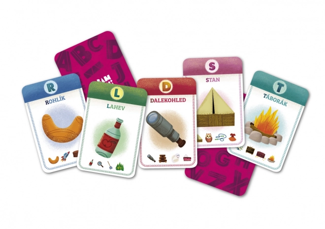 Jeu de cartes alphabétique