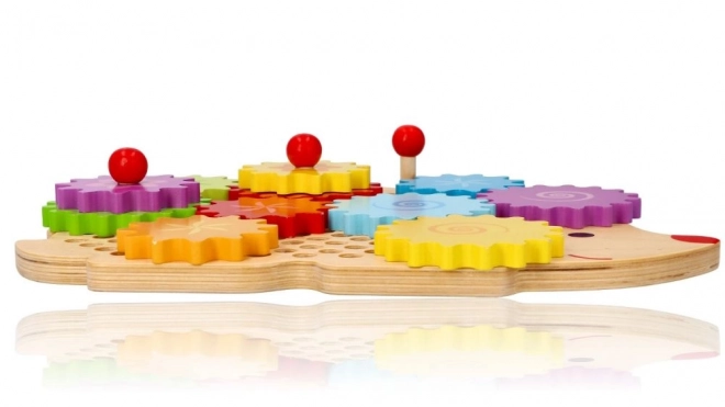 Puzzle Hérisson avec engrenages
