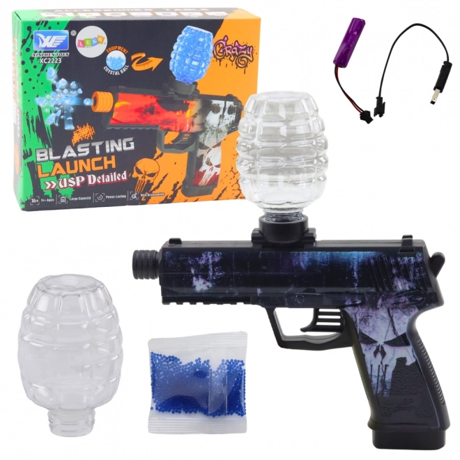 Pistolet à gel automatique Crâne