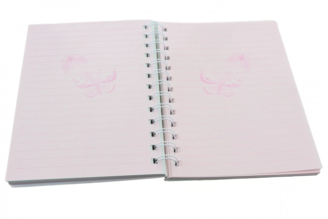 Carnet avec motif de papillons
