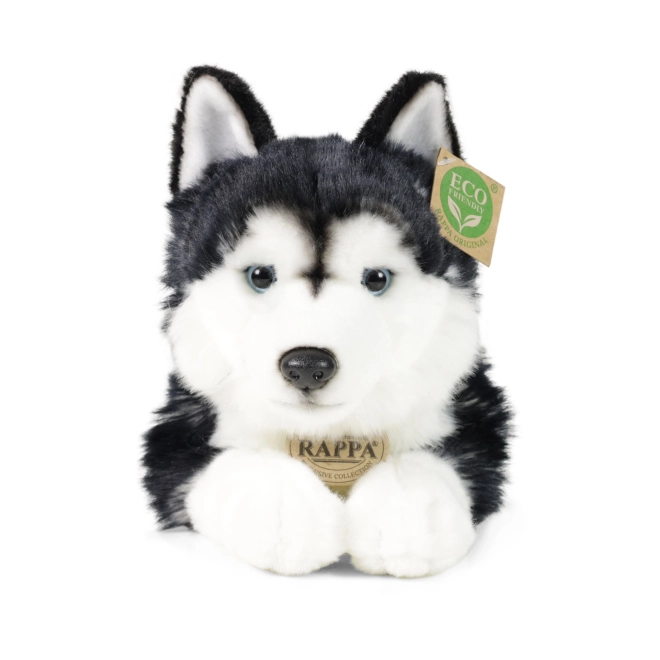 Chien husky en peluche 36 cm ÉCOLOGIQUE