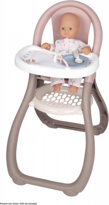 Chaise haute beige pour poupées BN