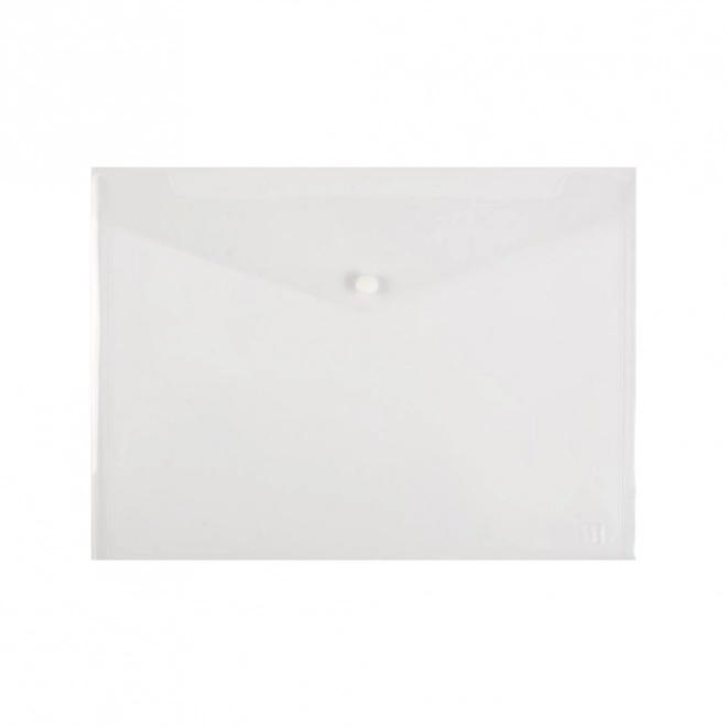 Enveloppe avec bouton-pression A3 Opaline transparente