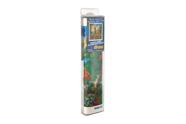 Peinture diamant Roi de la jungle 40x30 cm