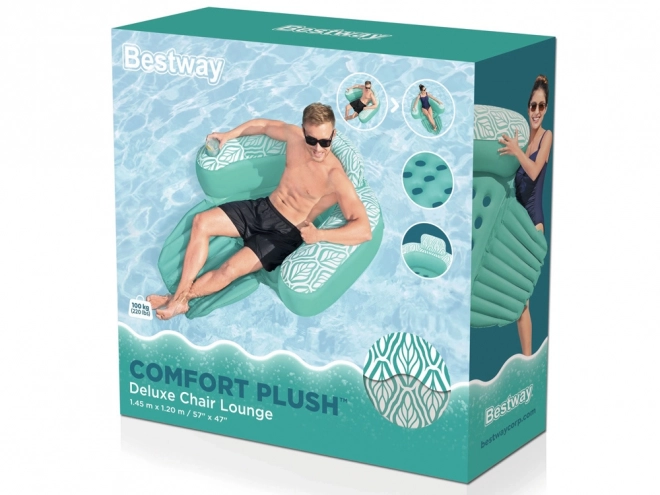 Chaise gonflable de luxe Bestway pour l'eau Confort Deluxe