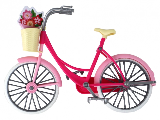 Ensemble Rose Anlily Poupée Cycliste