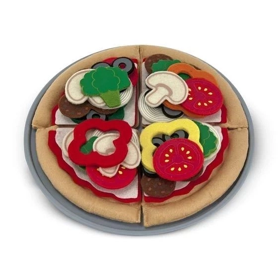 Ensemble de pizza en feutre Melissa & Doug