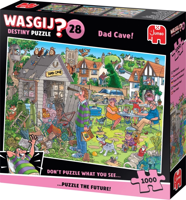 Puzzle Wasgij Destiny : Le refuge de papa 1000 pièces