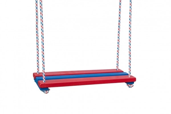 Balançoire/Planche à bascule en bois colorée 46x20cm capacité 80kg en sac