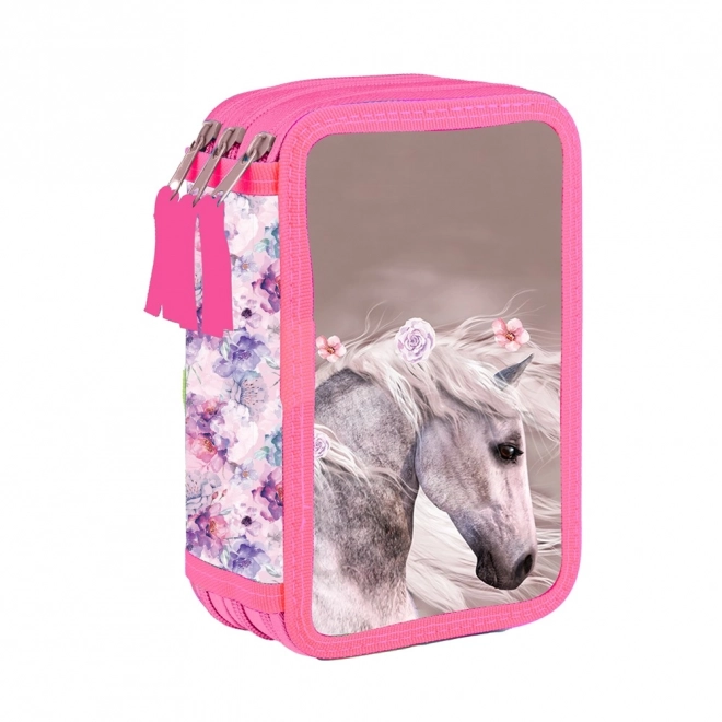 Trousse 3 étages vide cheval romantique