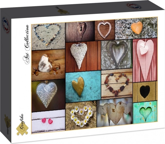 Puzzle collage : Amour 1000 pièces