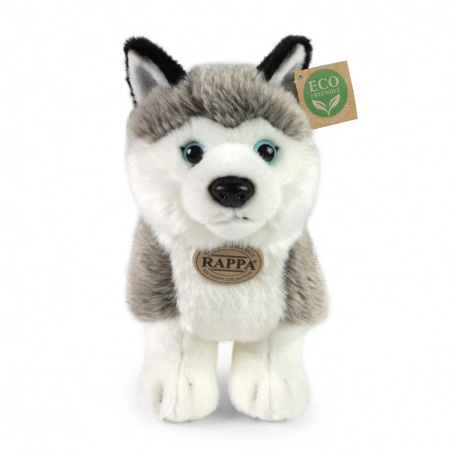 Chien husky en peluche debout 23 cm ECO-FRIENDLY