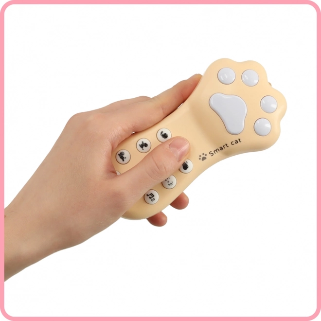 Chaton interactif rose télécommandé