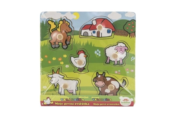 Insérable Mes premiers animaux - 6 pièces