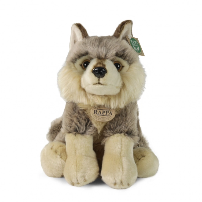 Loup en peluche écologique