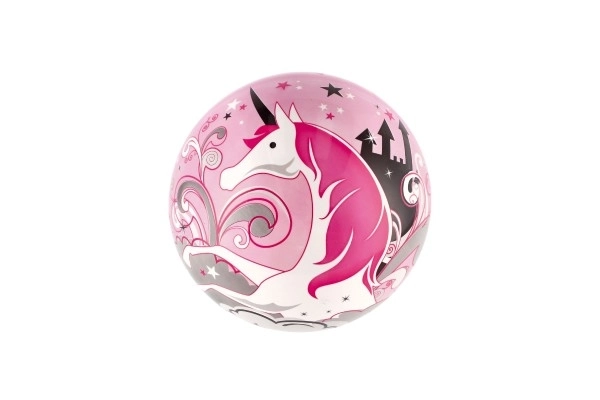 Balle gonflée licorne vinyle diamètre 22cm en filet