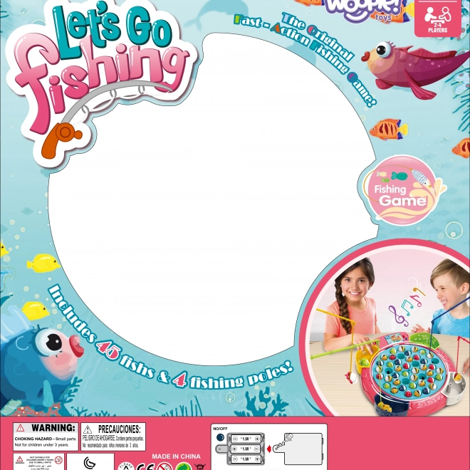 WOOPIE Jeu de pêche pour 4 joueurs