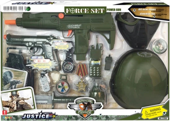 Set militaire avec casque