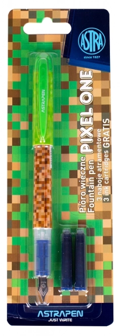 Stylo-plume Pixel One d'ASTRA avec trois recharges