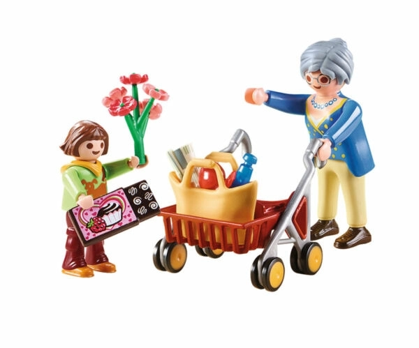 Mamie avec déambulateur Playmobil