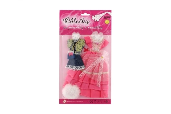 Vêtements avec accessoires pour poupées 2 pièces