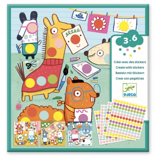 Ensemble d'art pour enfants Points colorés