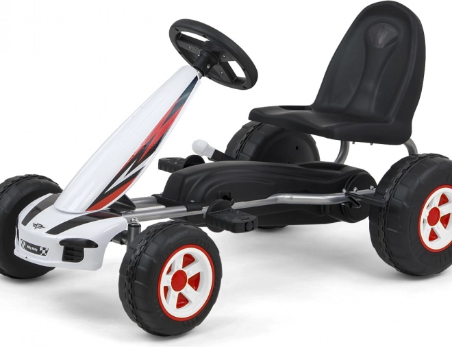 Kart à pédales Viper Blanc