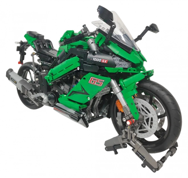 Kit de Construction Moto Sportive verte 2304 pièces