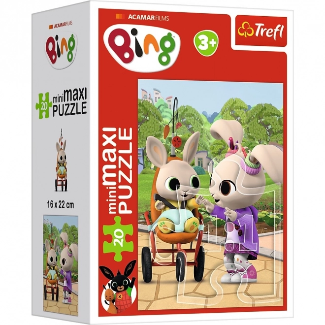 Minipuzzle miniMaxi 20 pièces Les amis de Bing/Lapin Bing