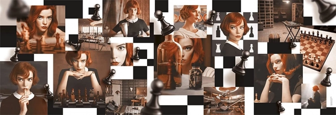 Puzzle panoramique Le Jeu de la Dame 1000 pièces