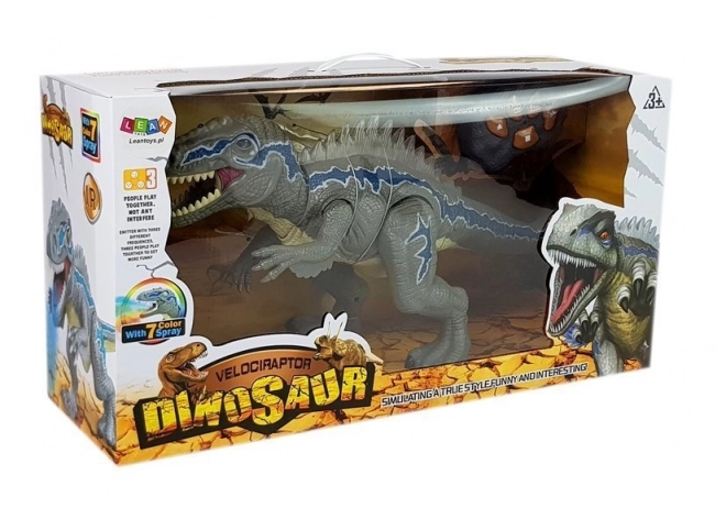 Dinosaurus Tyrannosaurus télécommandé avec effets lumineux
