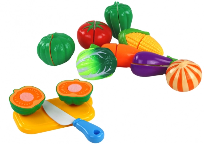 Ensemble de légumes en panier 8 pièces couteau de table