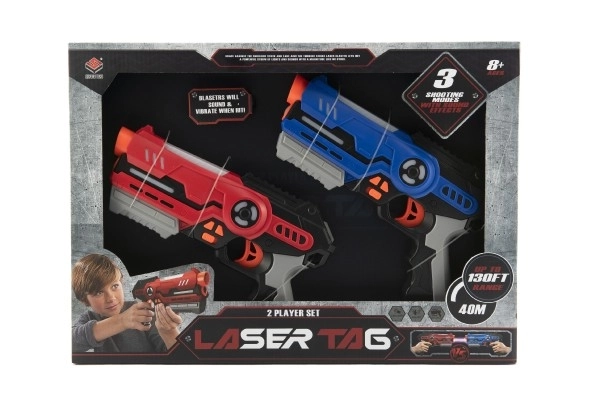 Jeu de pistolets laser pour deux joueurs