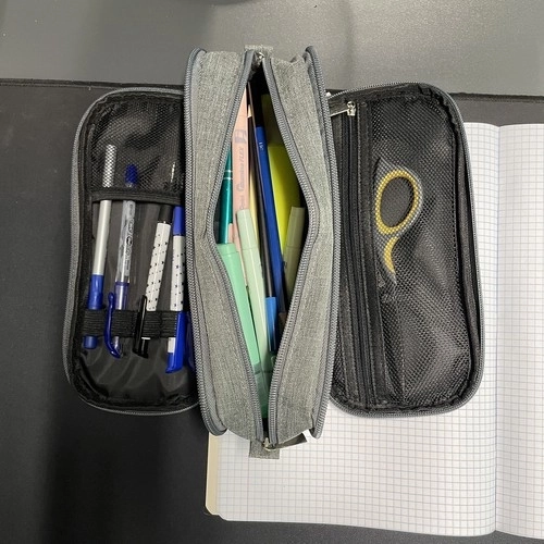 Trousse triple - grise Maaleo 24512